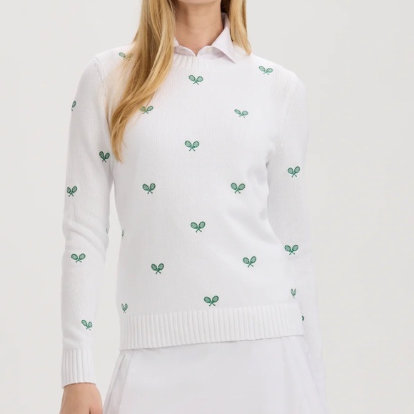 Renwick Allover Racquets Club Sweater - Picture 1 of 8